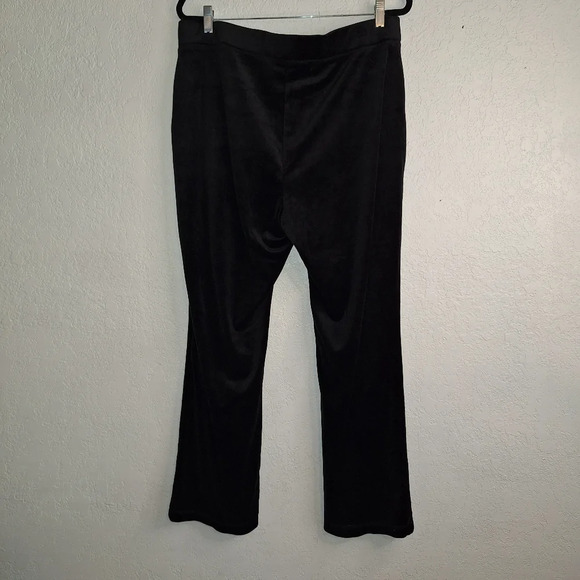 Lot Of 2 Y2K Juicy Couture Pants 2XL Activewear Hot Pink& Black Velour Yoga Logo - Picture 7 of 12